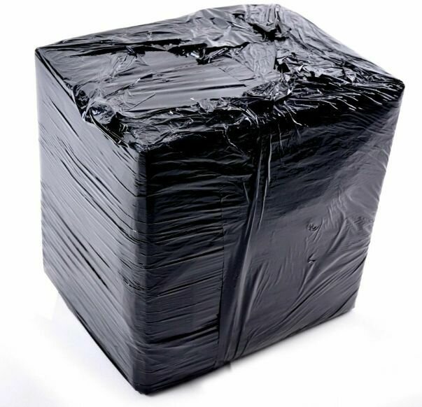 Стрейч-плёнка чёрная 2 кг, 50 см х 217 м