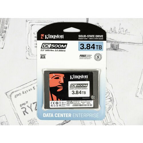 25 Серверный SSD-накопитель Kingston DC500M 3840Gb 6029300₽