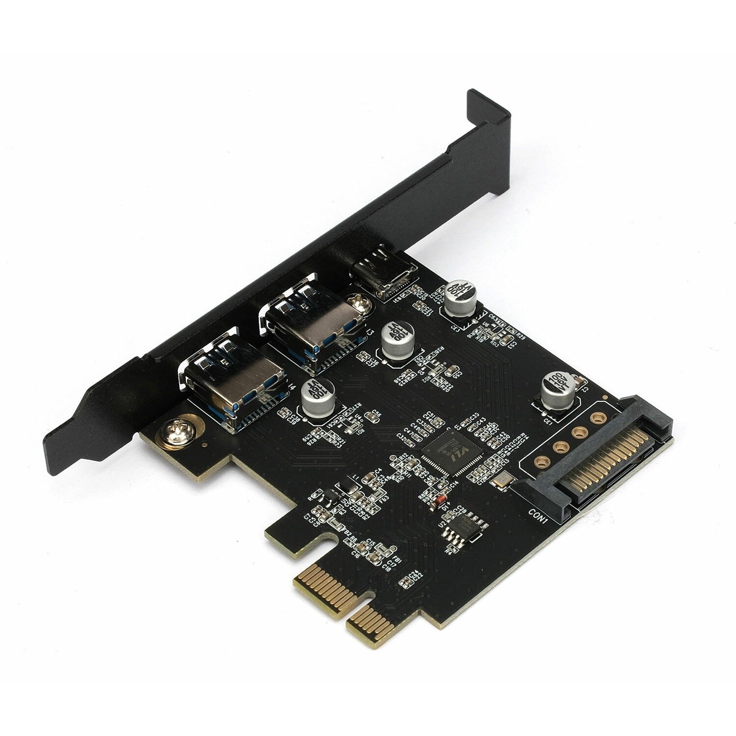 Контроллер USB 3.1 GEMBIRD SPCR-03 в разъем PCI-e, 2xUSB-A + 1xType-C — фото 3