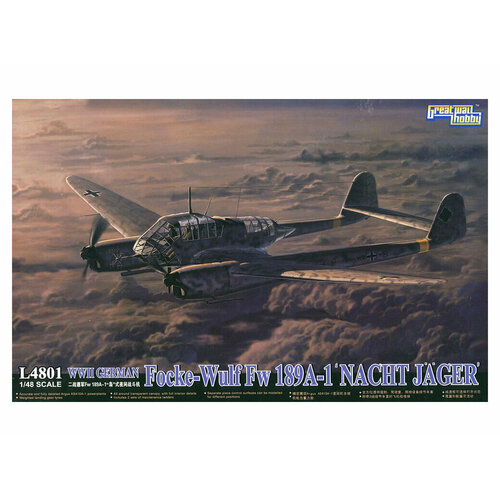 L4801 G.W.H. Истребитель Focke Wulf Fw-189 A-1 Night Fighter (1:48) сборная модель focke wulf fw 190 a 8