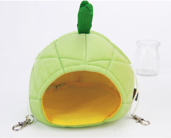 Домик BOTTONCINI "ананас" для грызунов зеленый р-р 15х15х15 см