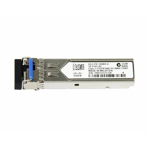 Трансивер Cisco GLC-FE-100BX-U 100BASE-BX10-U SFP 100MB 1310/1550nm 10km SMF трансивер cisco glc fe 100fx rgd