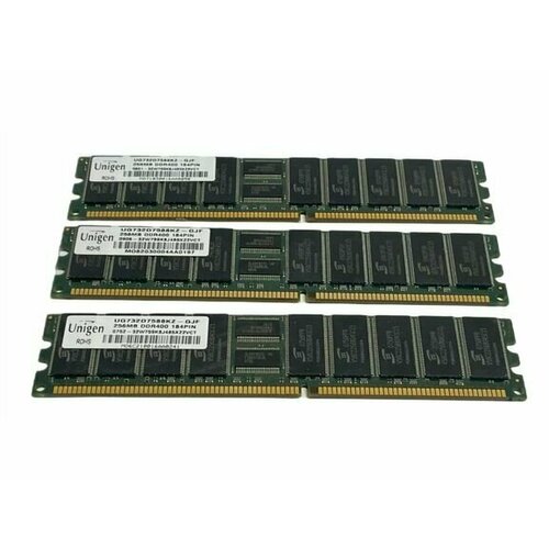 Оперативная память Unigen UG732D7588KZ-GJF 256mb 559000₽