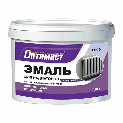 Эмаль Е309 оптимист для радиаторов 3кг OPE016 2935₽