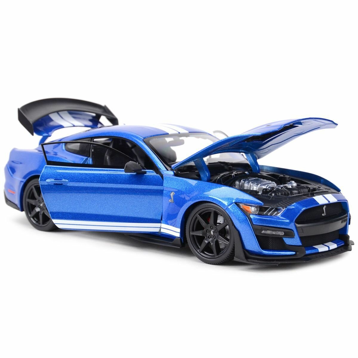 Maisto Машинка Ford Shelby GT500 2020, 1:18 оранжевая - фото №12