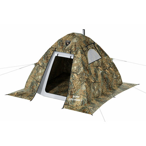 палатка шатер куб пентагон берег двухслойная Палатка универсальная Спутник-3 Берег (двухслойная)