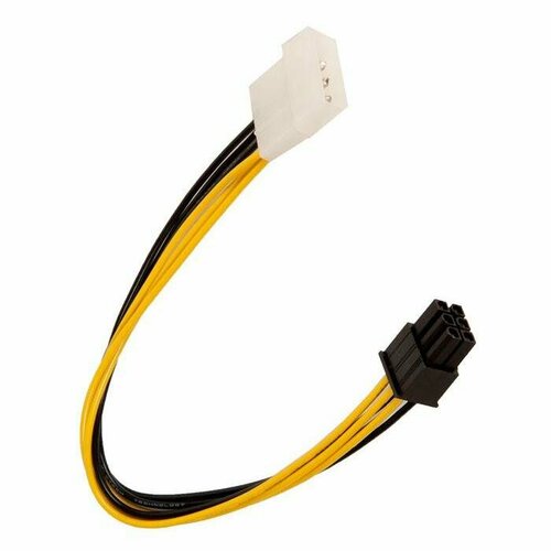 кабель advantech a cable 1 6p 2 0 m din 6p f 2 22cm Переходной кабель питания видеокарт LF BTX 2*3 L=20CM POWER 4P TO 6P / accessories