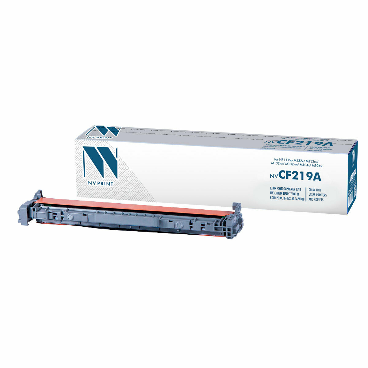 Барабан NV Print CF219A для лазерного принтера HP LaserJet Pro M132а / M132fn / M132fw / M132nw / M104a / M104w совместимый черный