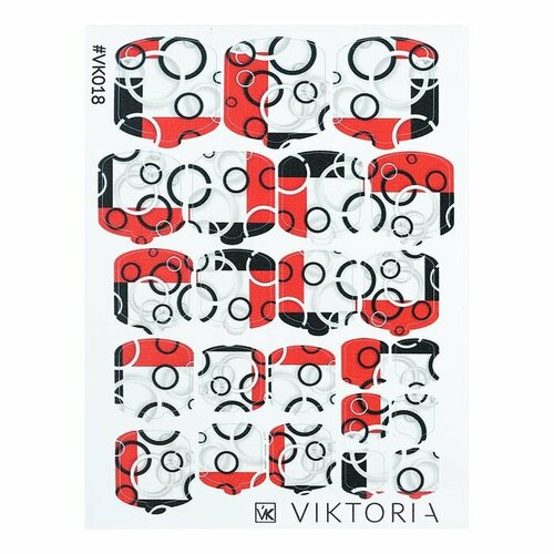 Плёнка для дизайна ногтей VIKTORIA, №018 плёнка для дизайна ногтей viktoria 012
