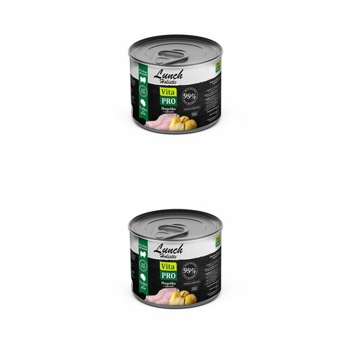 Vita Pro консервы для собак LUNCH индейка с грушей 240 г, 2 шт.