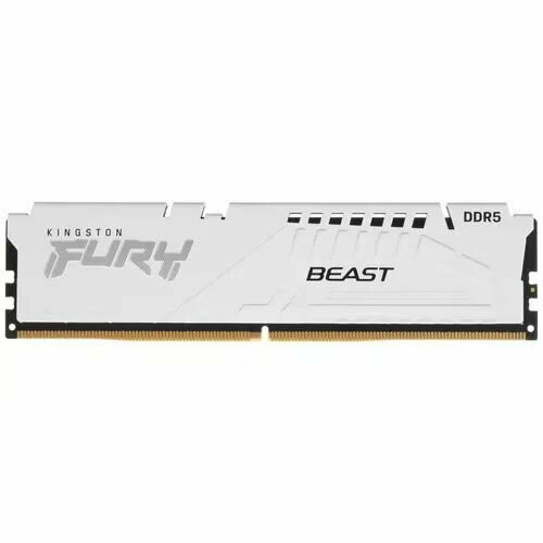 Модуль памяти Kingston 32GB DDR5 6000MHz DIMM FURY Beast White KF560C40BW-32 CL40 1911000₽