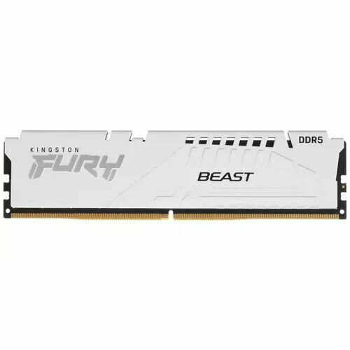 Модуль памяти Kingston 32GB DDR5 6000MHz DIMM FURY Beast White KF560C40BW-32 CL40