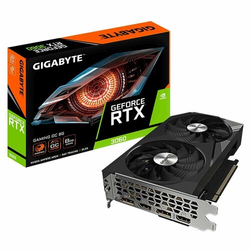 Видеокарта Gigabyte RTX3060 GAMING OC 12GB GDDR6