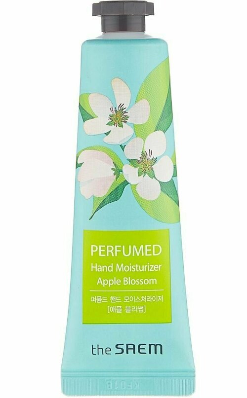 THE SAEM Крем для рук парфюмированный увлажняющий с экстрактом яблока Perfumed Hand Moisturizer Apple Blossom 30мл - 3 штуки