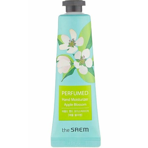 THE SAEM Крем для рук парфюмированный увлажняющий с экстрактом яблока Perfumed Hand Moisturizer Apple Blossom 30мл - 3 штуки