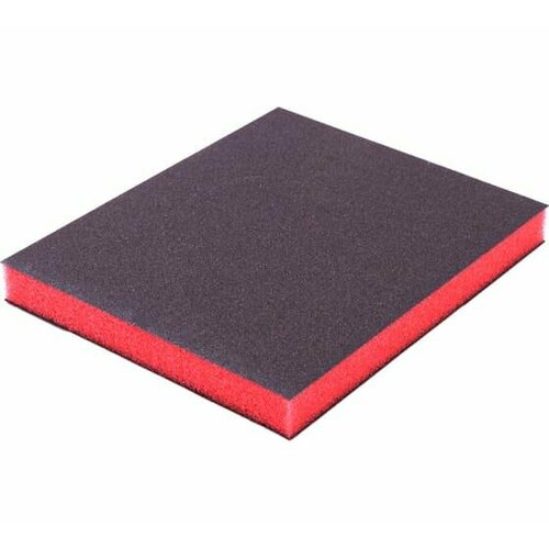 Абразивная губка шлифовальная двухсторонняя VOLCA 120x100x12мм, Grit 80