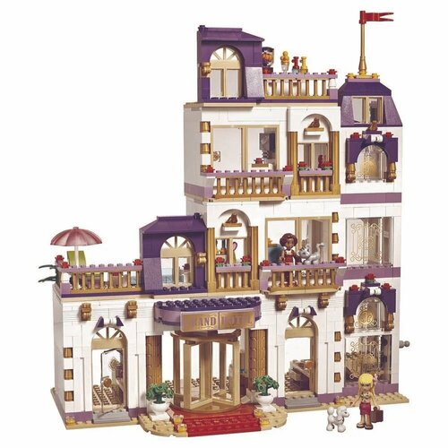 Конструктор Friends Отель, 1585 деталей / Дополняет лего Френдс / Игрушки / Подарок для девочки