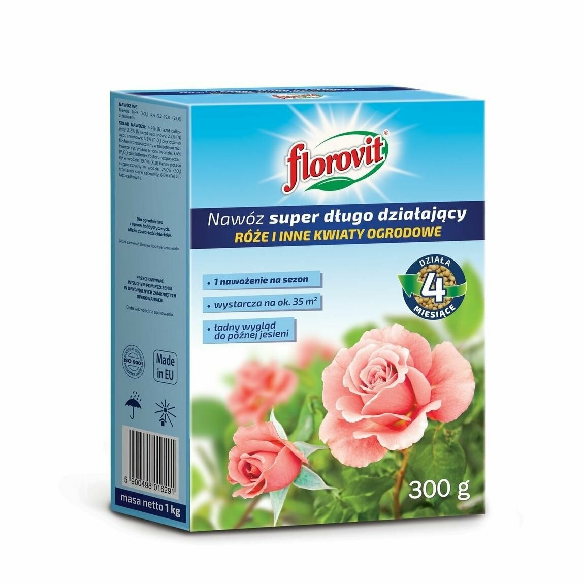 Florovit супер пролонгированного действия для роз и других садовых растений 300 грамм