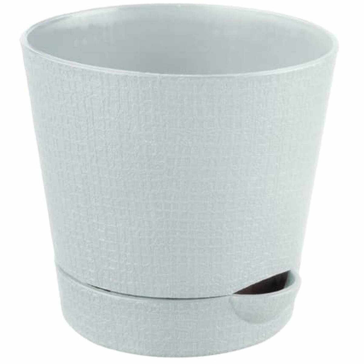 фото Горшок цветочный Тек. А. Тек Партер D15 h13 см v1.4 л пластик кремовый