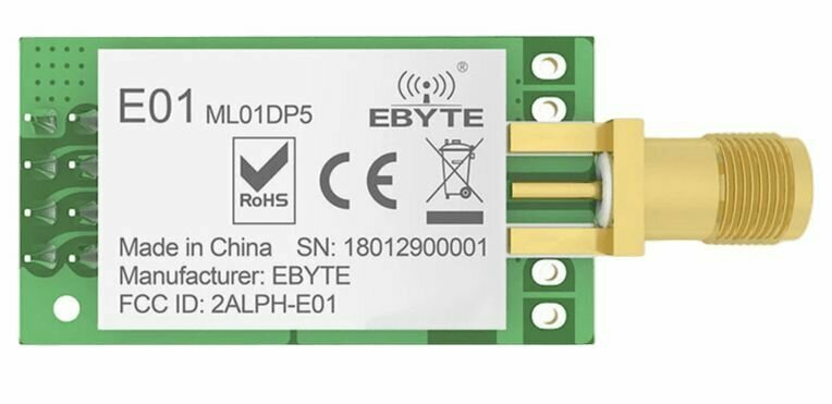 Модуль LoRa E01-ML01DP5 nRF24L01P