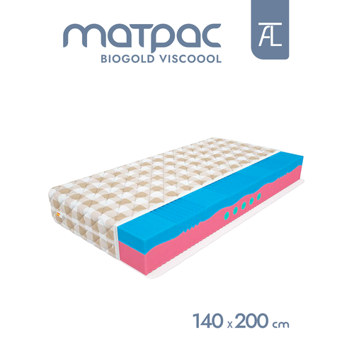 Матрас BioGold Viscoool BioLife Mr.Mattress, 140х200 см