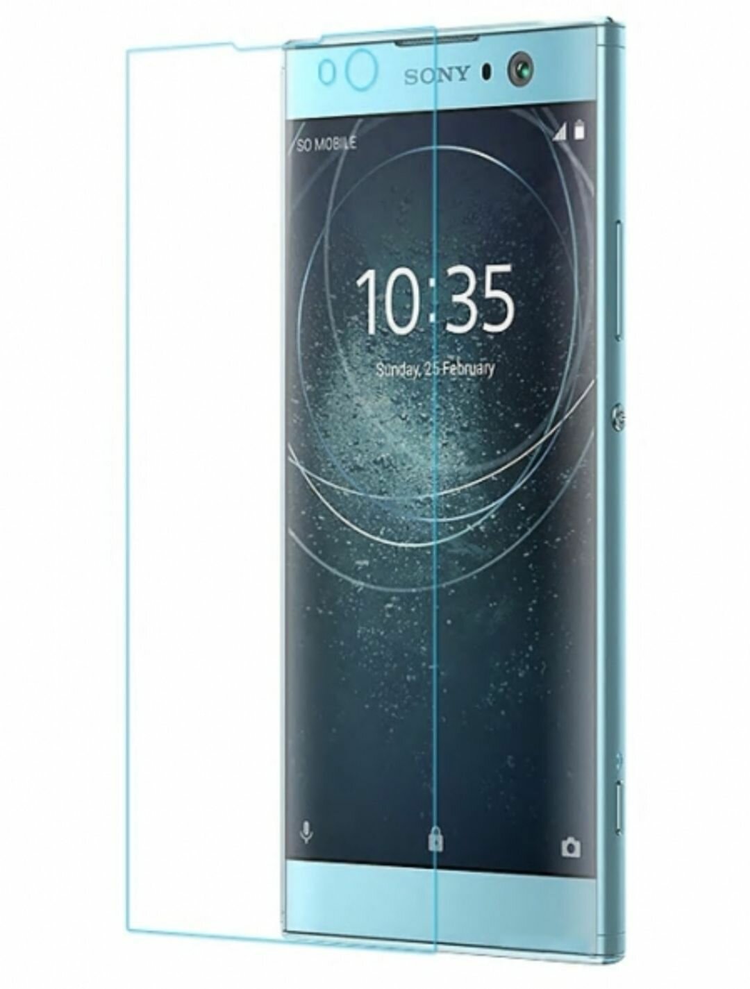 Защитное стекло для Sony Xperia XA2 на экран, прозрачное, сони икспериа ХА2