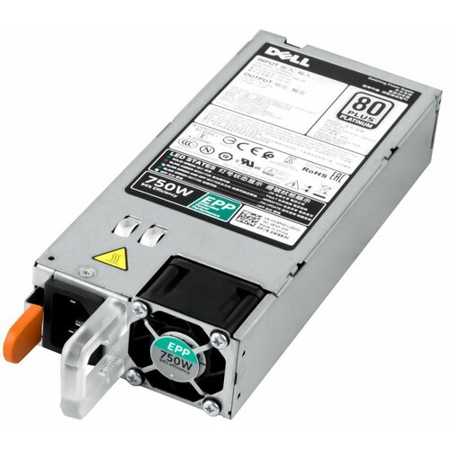 Блок питания Dell 750W EPP 80 Plus HotSwap Power Supply For PowerEdge R730 R630 5NF18 6W2PW G6W6K 1228000₽