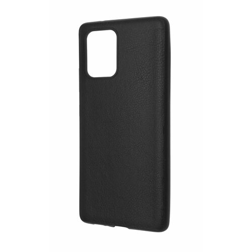 Чехол накладка для SAMSUNG Galaxy A91 2020, S10 Lite SM-G770, силикон под кожу, черный. for samsung galaxy s10 lite case hard hybrid pc 360 full body protective back cover for samsung a91 m80s phone case fundas coque