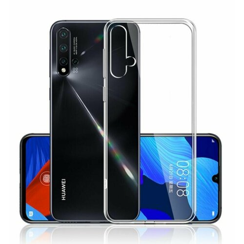 Силиконовый чехол для Huawei Nova 5 / 5 pro прозрачный y6p y8p silicone phone case huawei y8p case glass shockproof protective cover huawei y8 p y6 y 7 8 5 2019 transparent cases