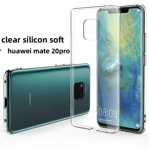 Силиконовый прозрачный чехол для Huawei Mate 20 pro хуваей мейт 20 про ultra thin lace flower phone case painted clear soft tpu silicone protective back cover skin for huawei mate 20 p30 pro p20 pro