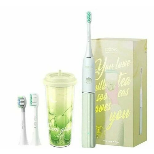 Электрическая зубная щетка Xiaomi Soocas V2 зеленая 599000₽
