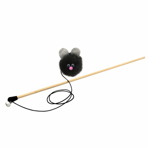 Игрушка для кошек ретто махалка Ушастик Виталий GoSi, 50 см. вака игрушка для кошек ушастик виталий из натуральной норки 3 шт