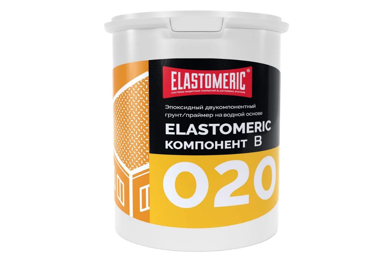 Грунтовка эпоксидная на водной основе ELASTOMERIC-020 5кг. - фотография № 3