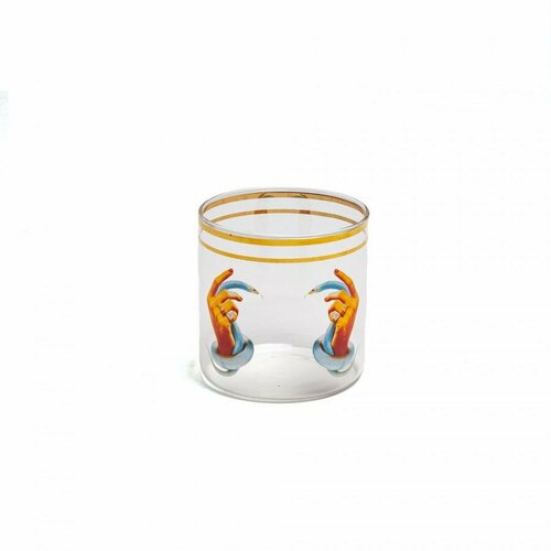 Стакан Seletti Toiletpaper Glass Hands With Snakes 15981