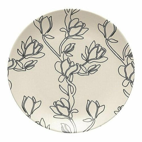 Тарелка закусочная Elements Flora 21,5 см, цвет бежевый, керамика, Costa Nova, Португалия, COP211-00820A(00820D)