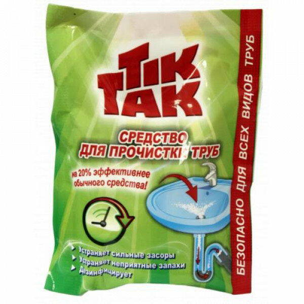 фото Чиртон (Chirton) Чистящее средство Тик-Так для прочистки труб 90 гр