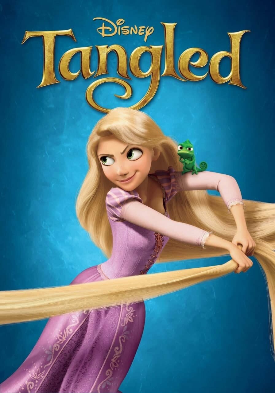 Плакат, постер на бумаге Рапунцель: Запутанная история (Tangled, 2010г). Размер 21 х 30 см