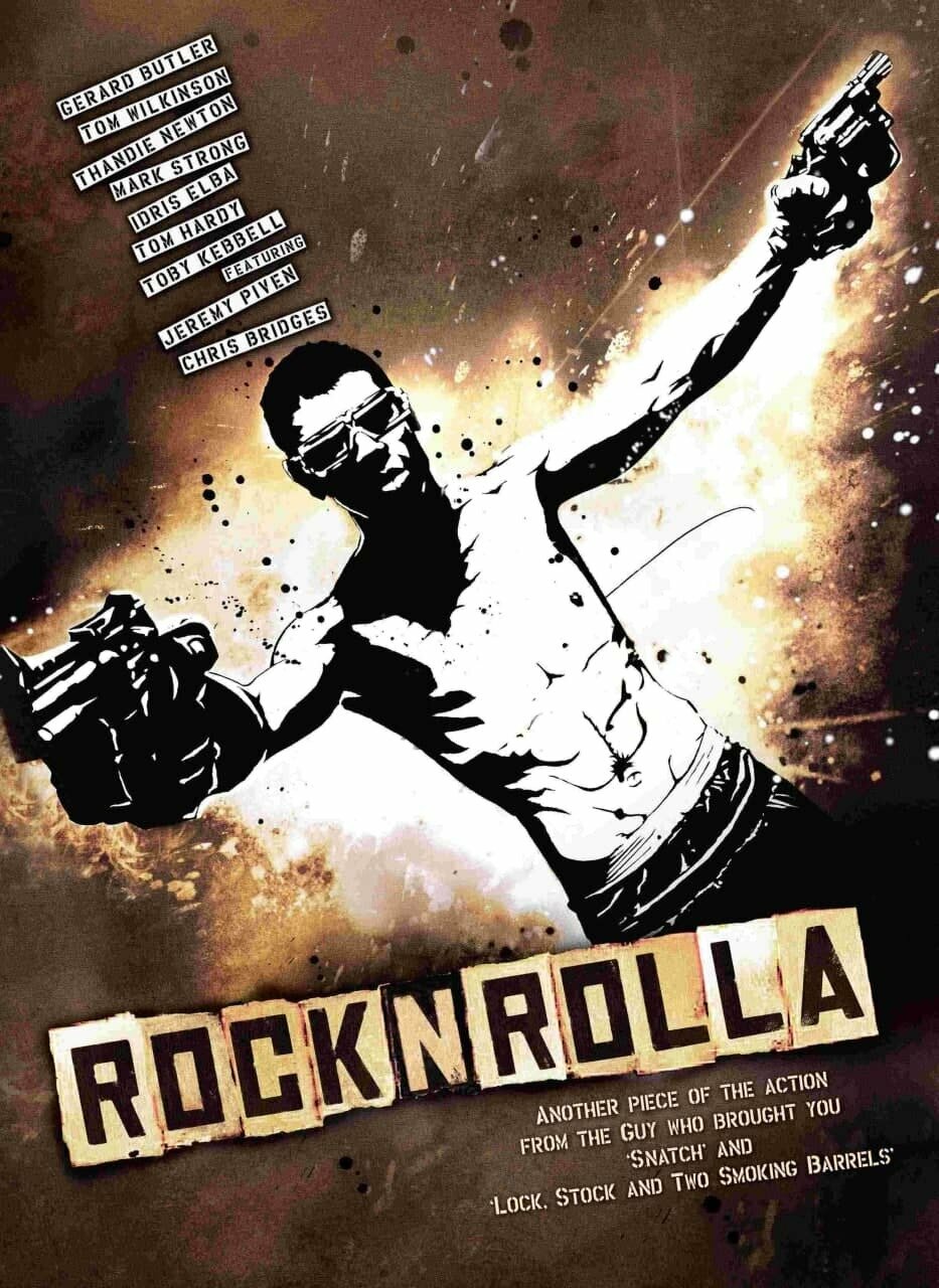 Плакат, постер на бумаге Рок-н-рольщик (RocknRolla, 2008г). Размер 42 х 60 см