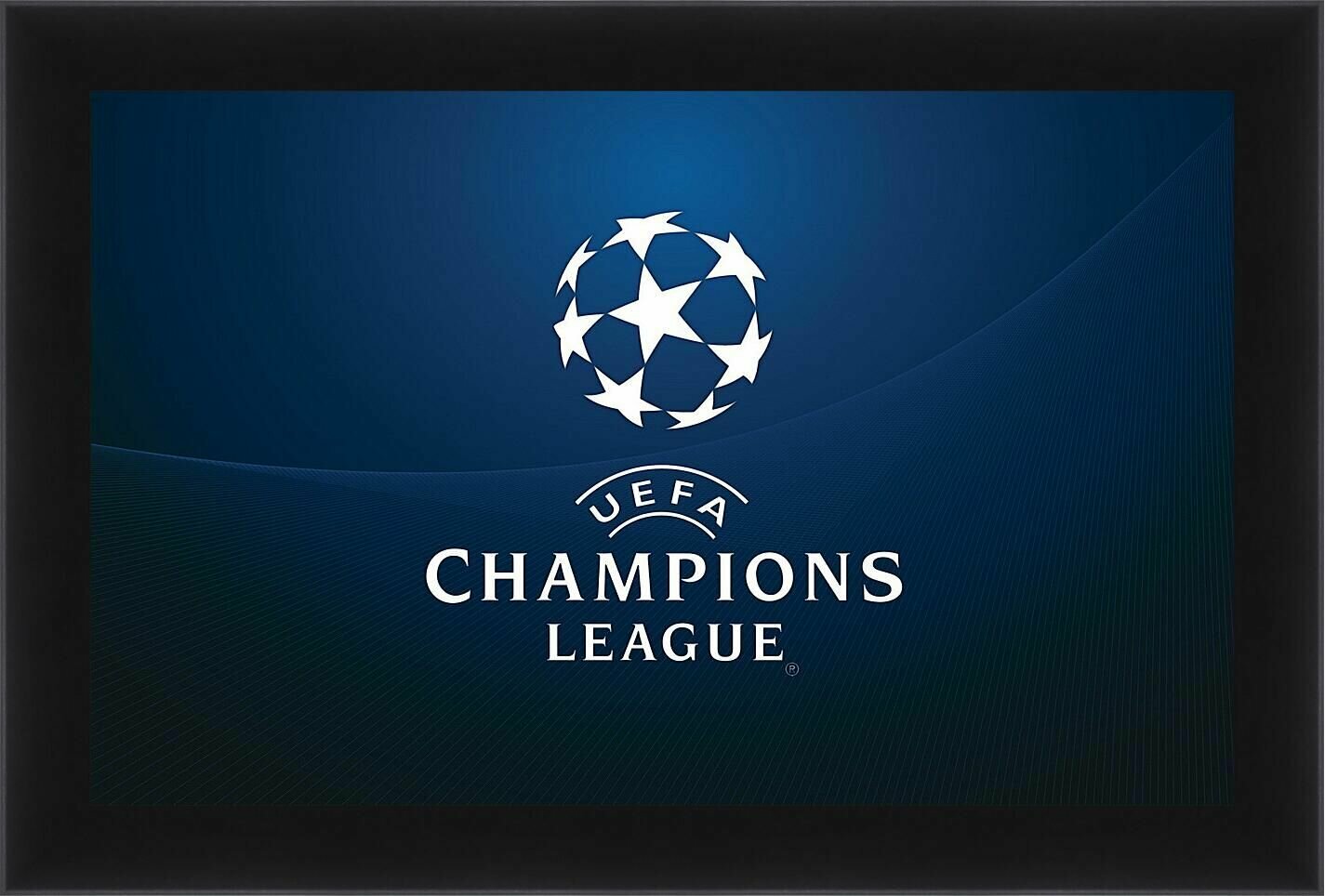 Плакат постер на бумаге Champions League. Лига Чемпионов. Размер 21 х 30 см