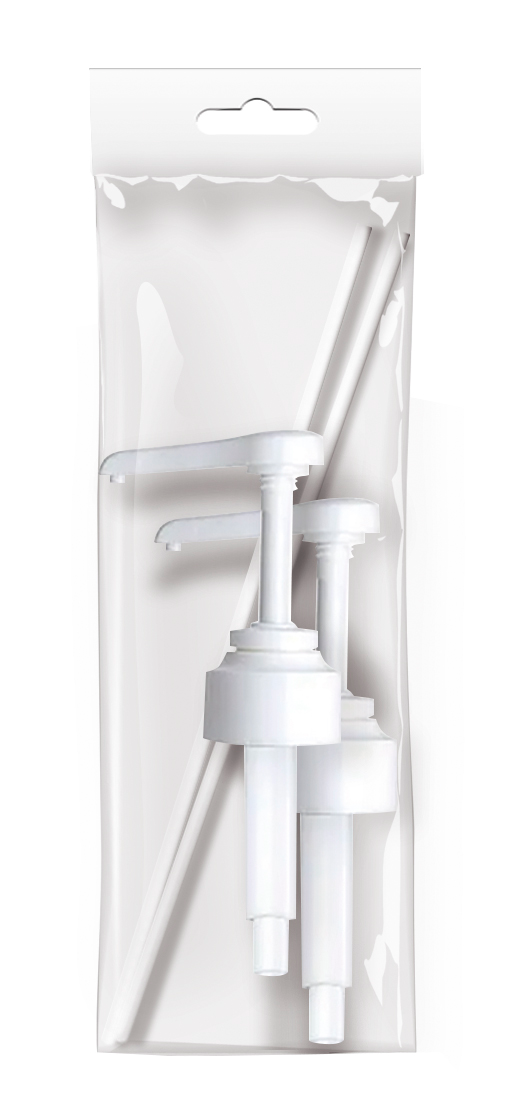 фото Помпа-дозатор Fackelmann белая на 10мл, 2шт