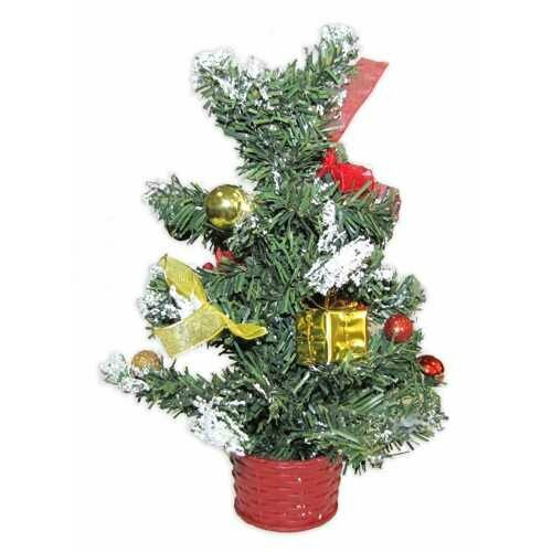 Ель IRIT декоративная ING-009B 30см красные украшения 229500₽