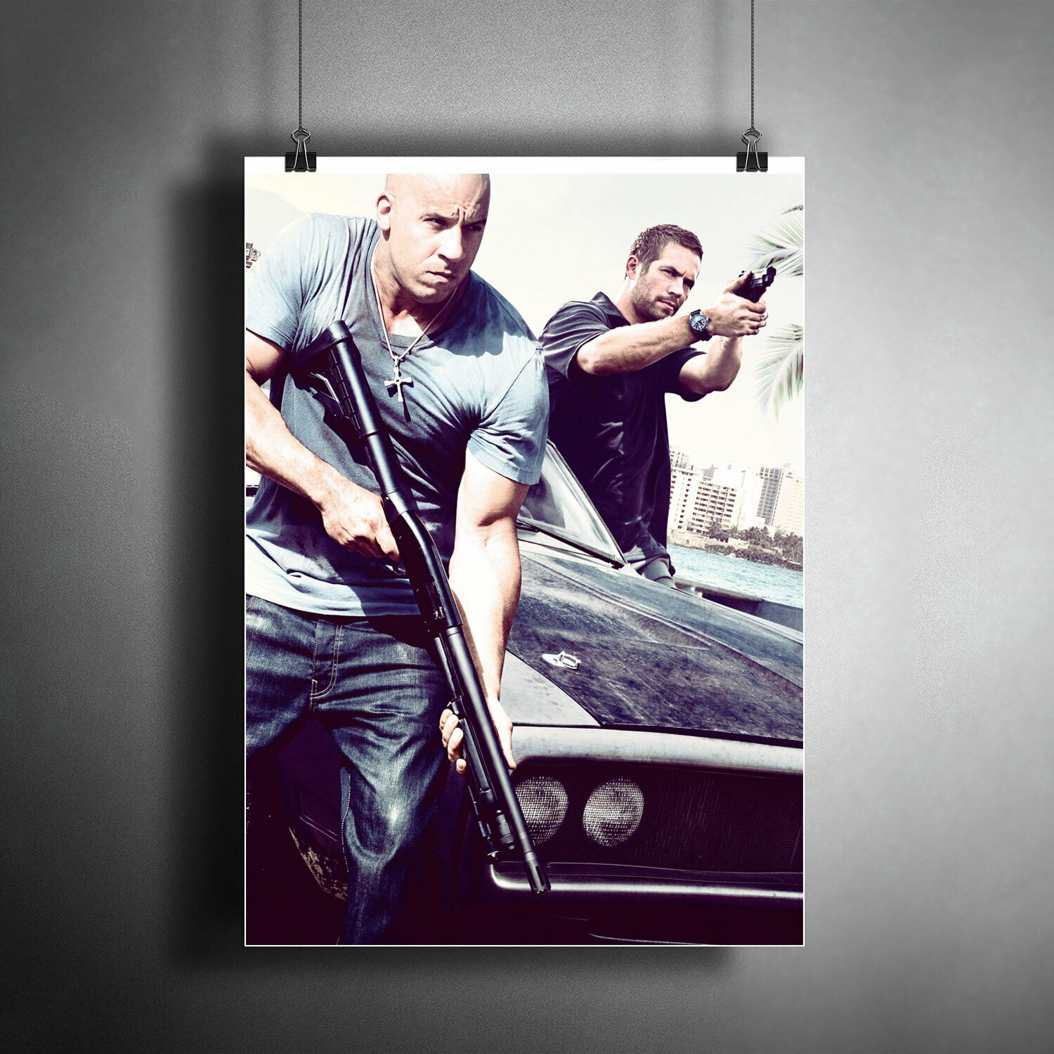 Постер для интерьера: Форсаж (Fast&Furious)/A3 (297x420 мм)