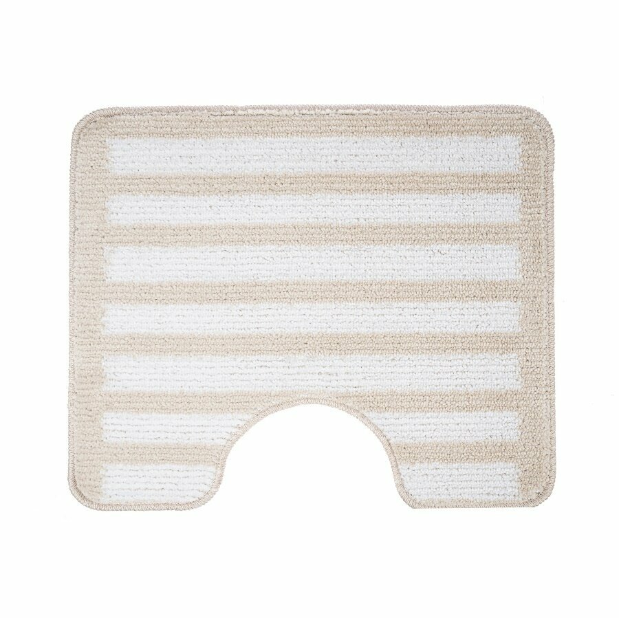 Коврик для ванной FORA Spiral Natural U-вырез 50*60 см