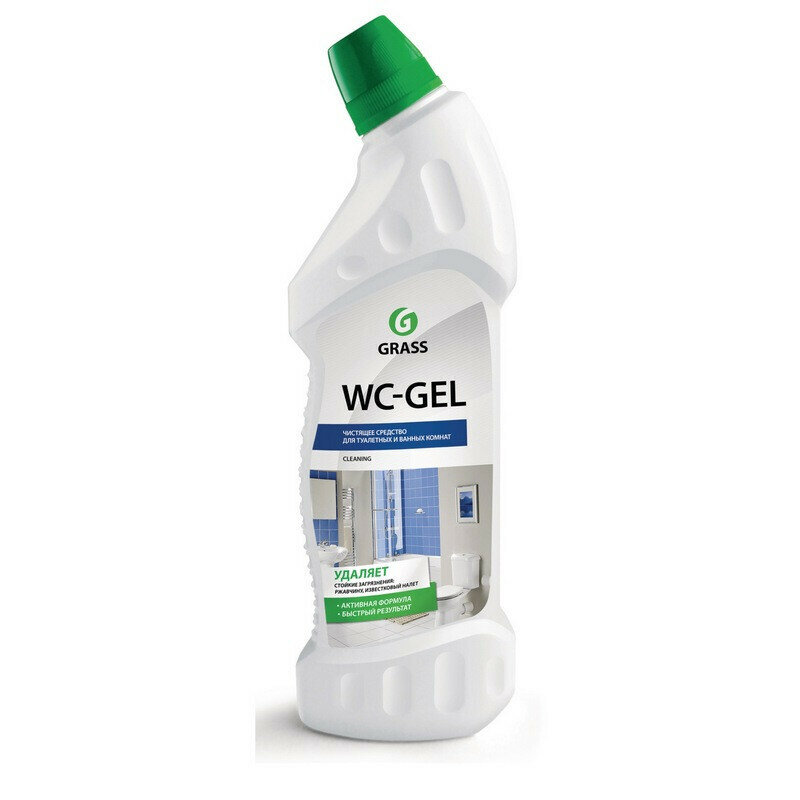 Гель для чистки сантехники WC-gel Grass, 750 мл, 0.84 г - фотография № 9