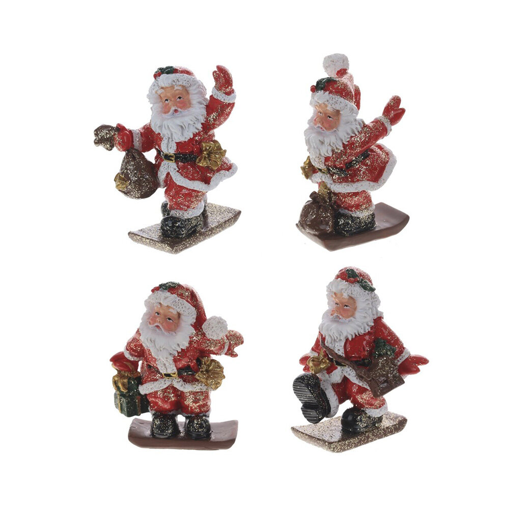 Фигурка декоративная Санта 4 х 4.5 х 7.5 см в ассортименте 762946