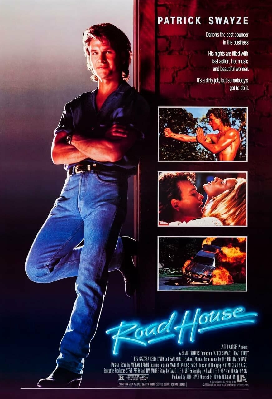 Плакат постер на бумаге Дом у дороги (Road House 1989г). Размер 21 х 30 см