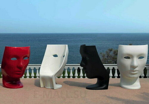 Кресло маска Nemo Chair дизайн Fabio Novembre (черный)