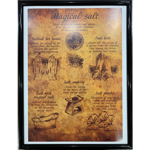 Постер магический соли П-006