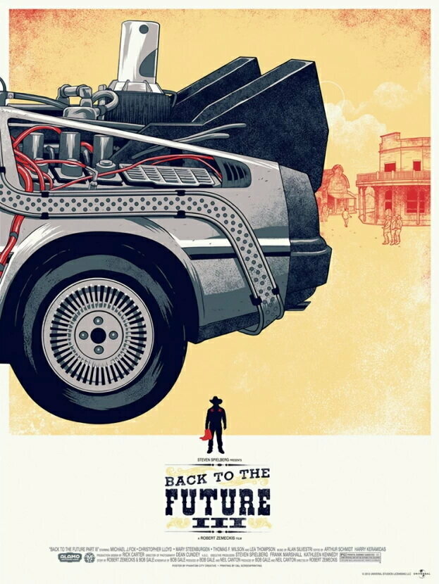 Плакат постер на бумаге Back to the Future Collection (Модульные постеры)-3/Назад в будущее/искусство/арт/абстракция/творчество. Размер 60 х 84 см