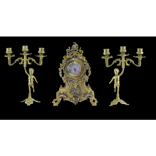 Часы с канделябрами Alberti Livio 